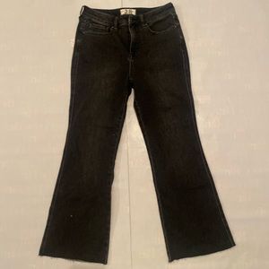 Free People Black Flare Jeans